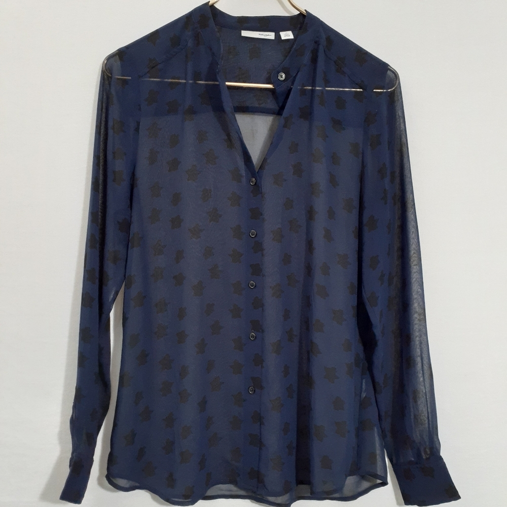 HALOGEN Sheer Blouse